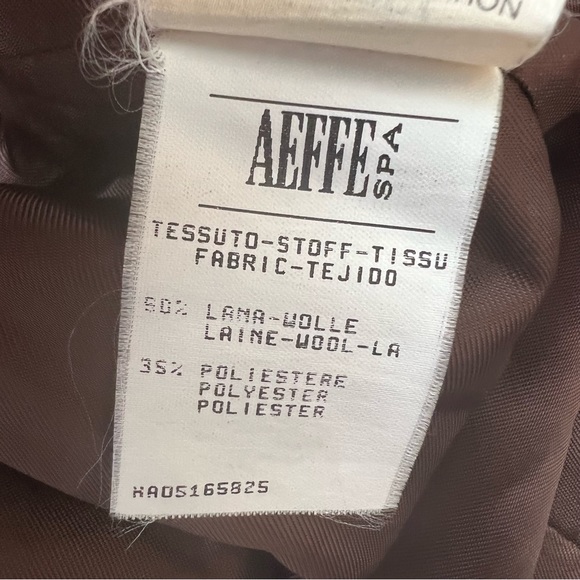 Cheap and Chic by Moschino Military Style Dark Brown Wool Blend Blazer. Size 8 - Picture 10 of 16